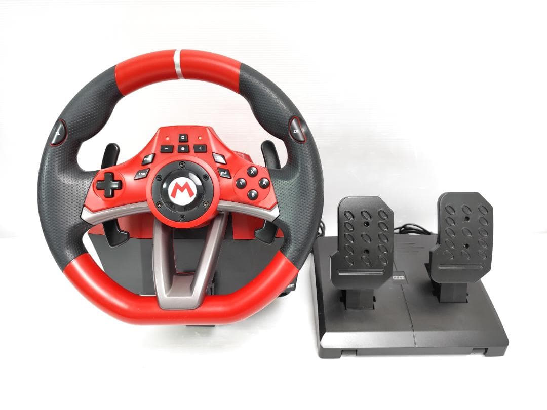 switch マリオカート レーシングホイールDX HORI NSW-228 ② - メルカリ