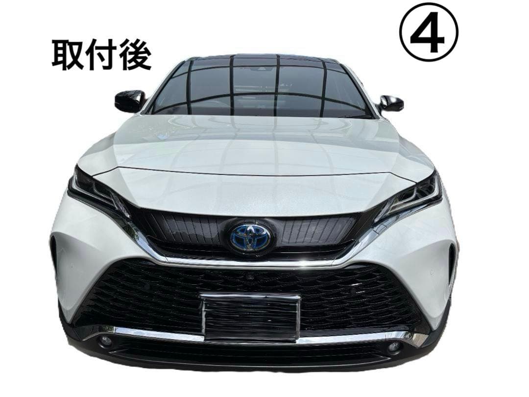 ハリアー80系 PHEV用フロントグリル（加工済）+ホールカバー+ミラー