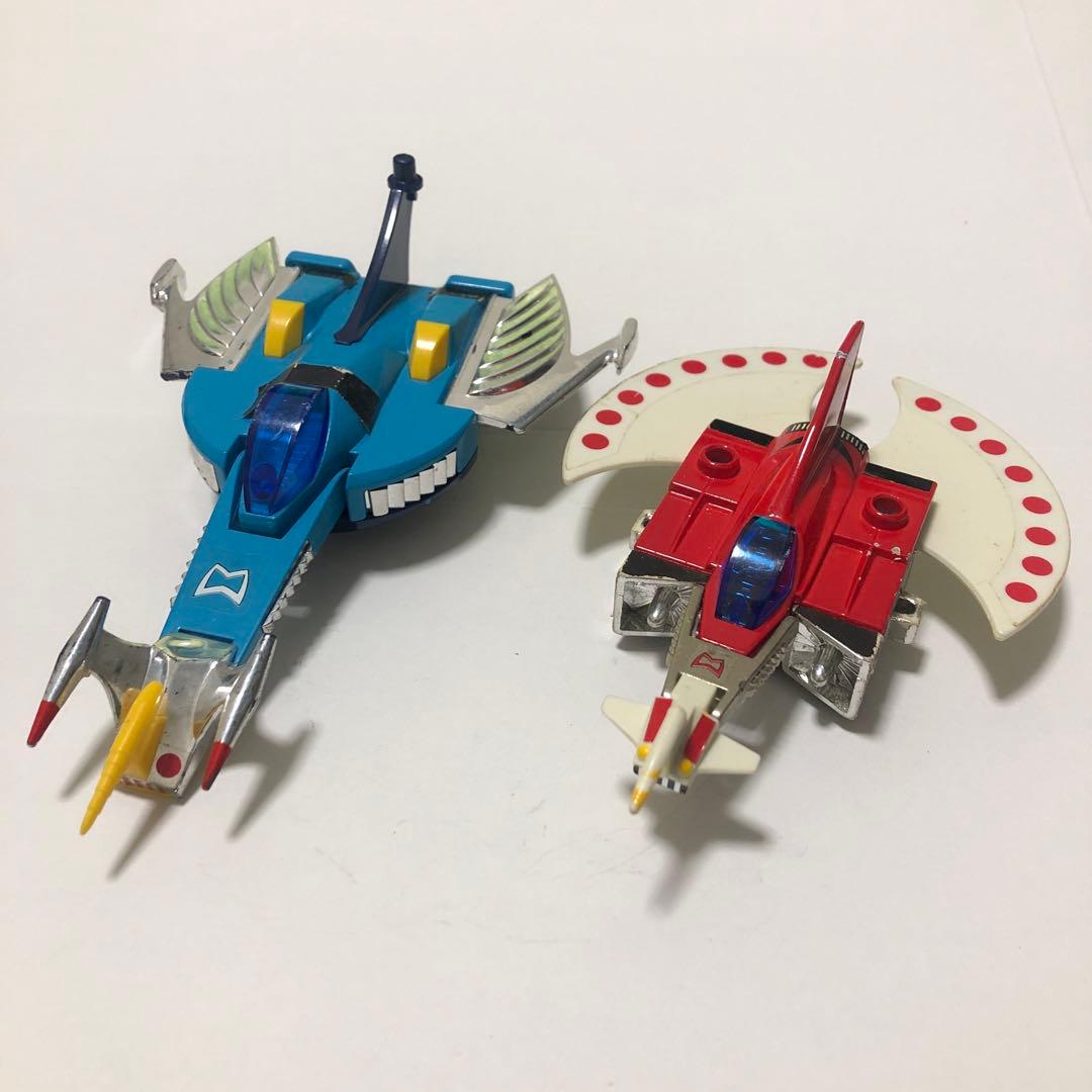 昭和レトロ 超人戦隊バラタック トロッター1号、2号 合金 マグネモ