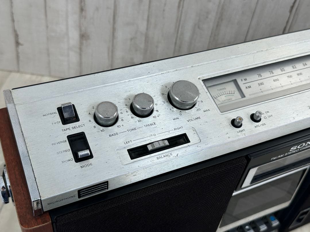 動作品| SONY ソニー ラジカセ CF-6600 昭和レトロ当時物 ラジオ