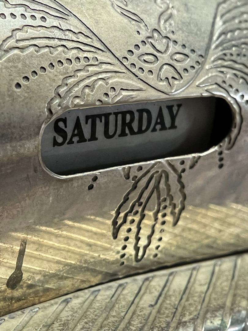 フランス製アンティーク 卓上 万年 カレンダー