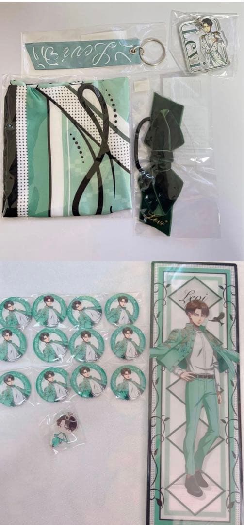 進撃の巨人 エスクリ 缶バッチ チャーム スカーフなどリヴァイセット 進撃の巨人』エスクリコラボ 缶バッジ リヴァイ – TG MALL