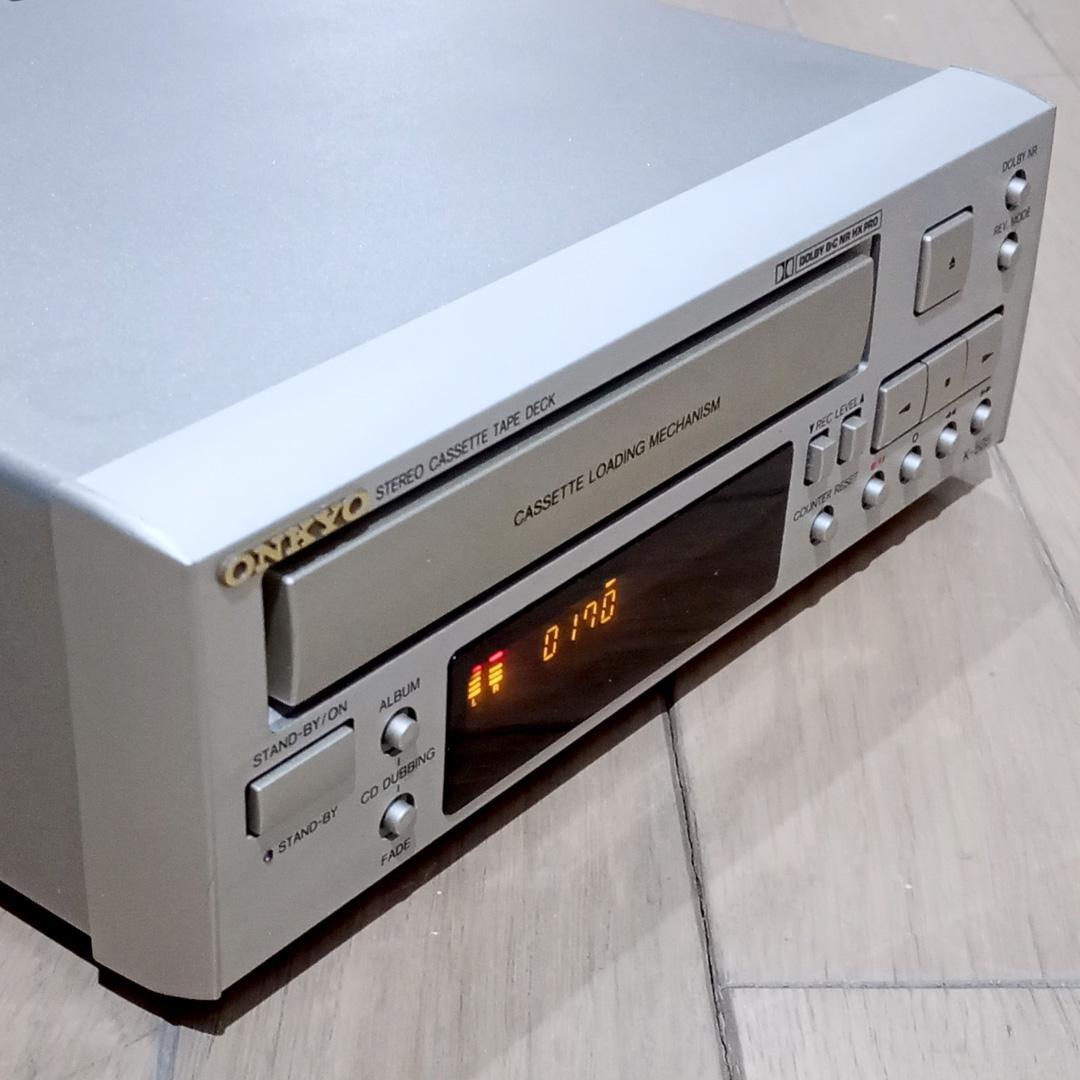 ONKYO K-505 ステレオ カセットテープデッキ 美品 オンキョー 日本製