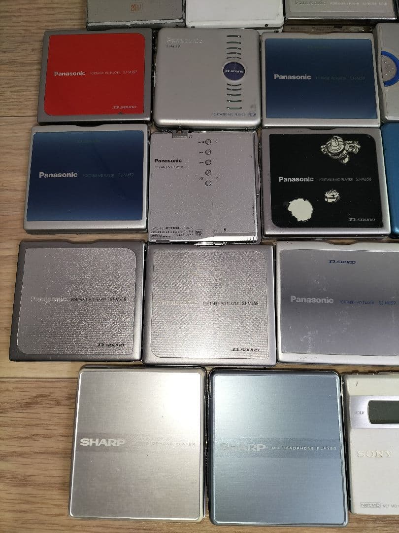 ジャンク ポータブルMDプレーヤーセット - メルカリ
