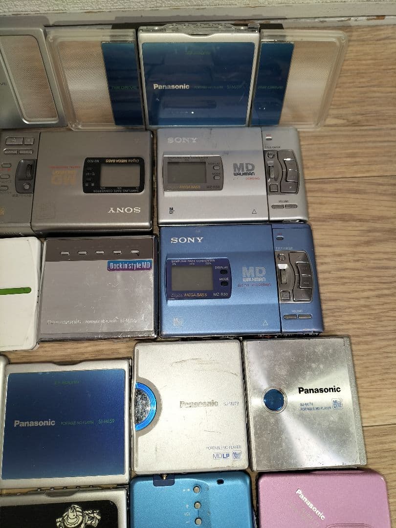 ジャンク ポータブルMDプレーヤーセット - メルカリ