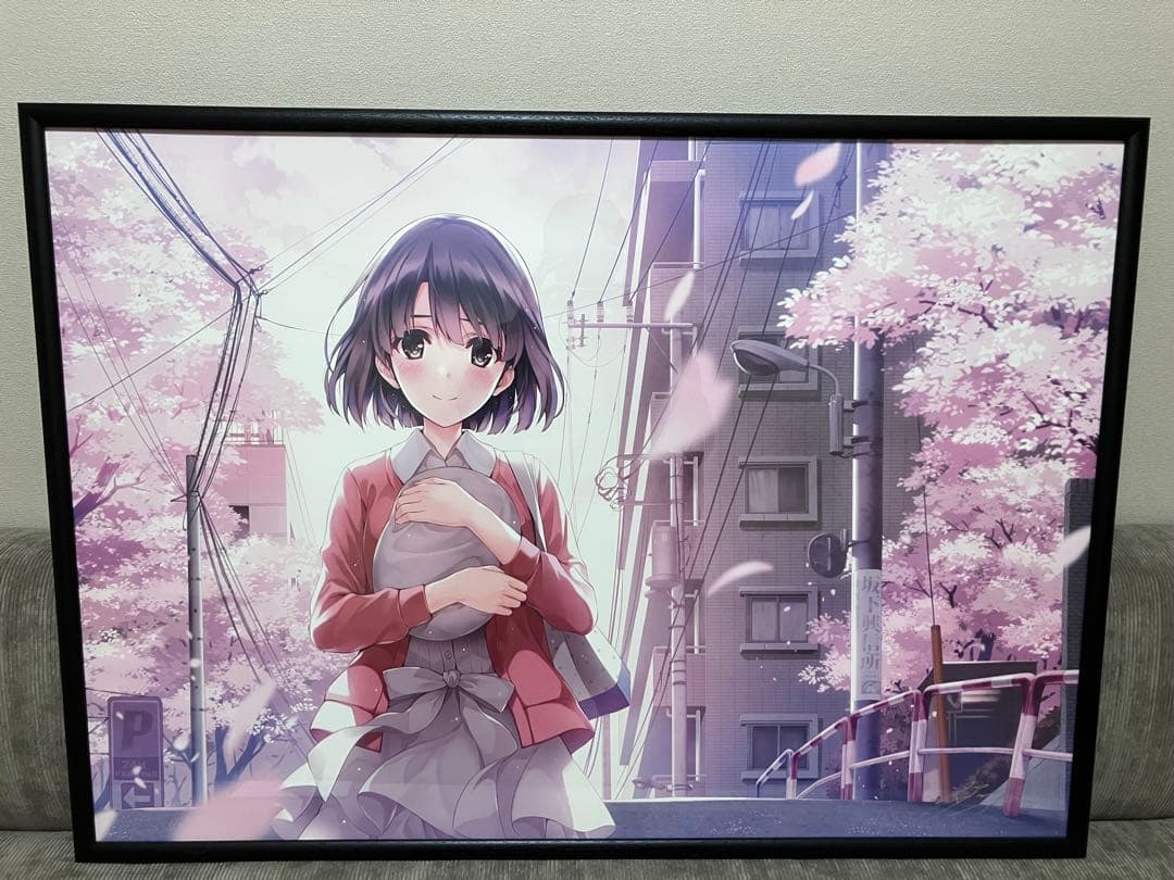 冴えない彼女の育てかた B1プリモアート 深崎暮人直筆サイン入り