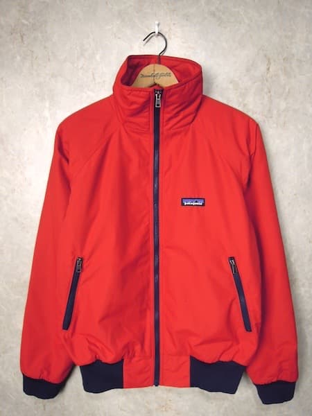 パタゴニア シェルドシンチラジャケット◇28145/赤/ナイロンフリース