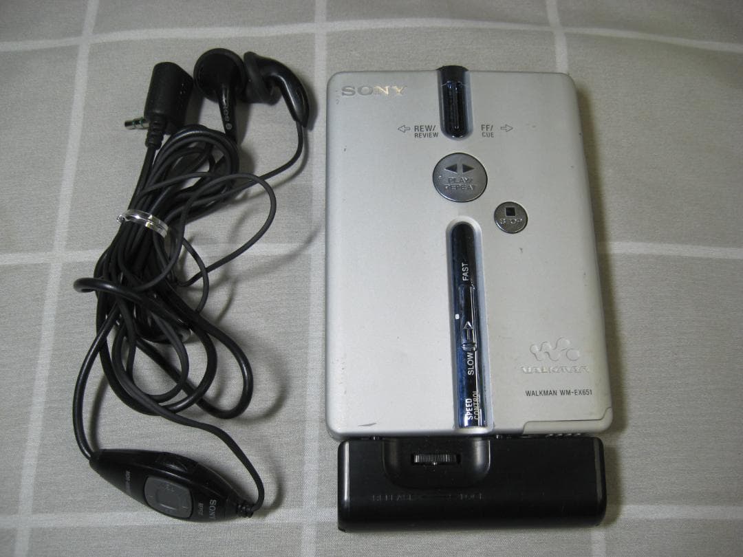 レア完動品】ソニー カセットウォークマン WM-EX651 リモコン付き