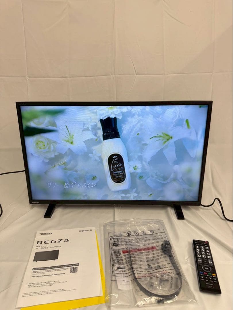 【美品】TOSHIBA REGZA 32S24 32V型 液晶テレビ 2023年 32S24 東芝 TOSHIBA32S24 [REGZA（レグザ）S24シリーズ 32V型 地上・BS