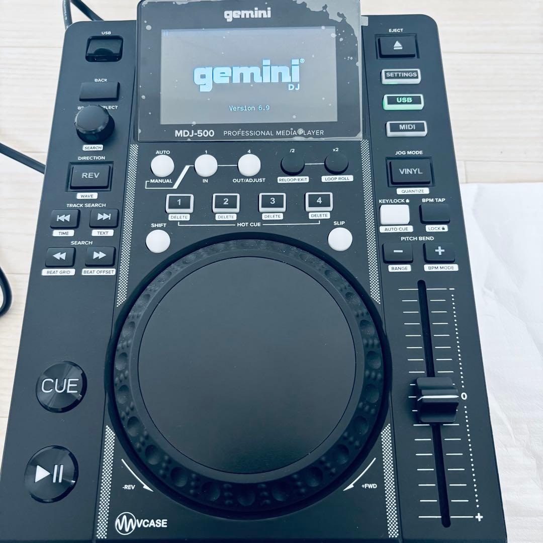 Gemini MDJ-500 プロ用DJプレーヤー 美品 USB対応 波形表示 - メルカリ