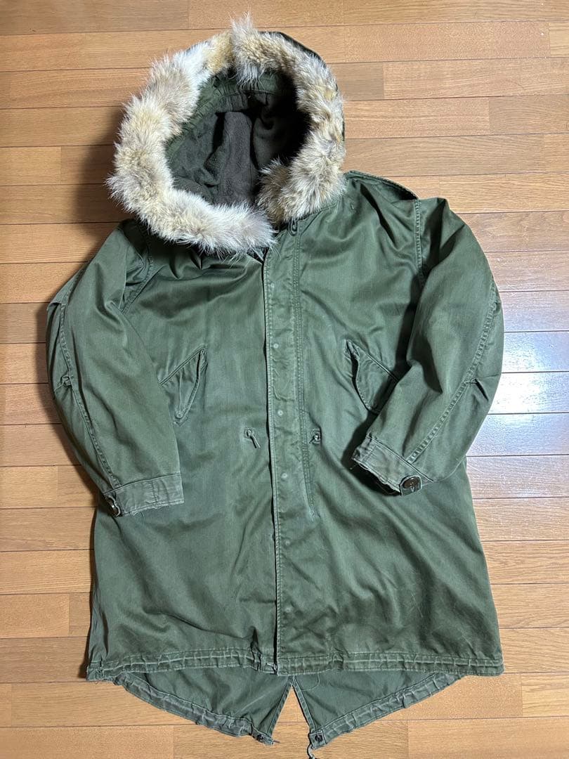 50s M-51 モッズコート パーカー 初期型 コットンサテン フルセット U.S ARMY】最初期 M-51 モッズコート フィッシュテールコート コットン