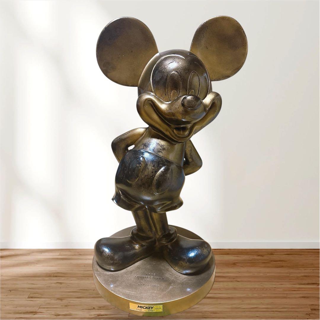 世界限定3000体 ディズニー ミッキーマウス ブロンズ像 正規品 シリアルあり 世界限定3000体 ディズニー ミッキーマウス ブロンズ像 正規品