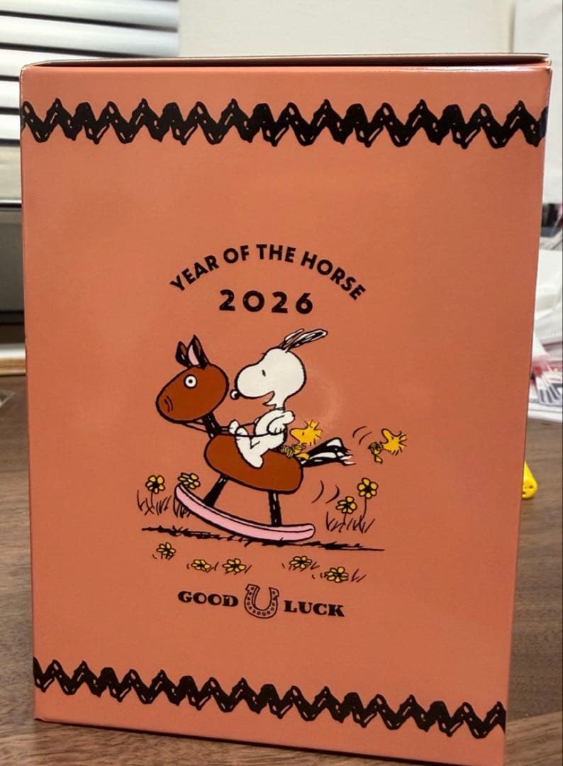 新品未開封 吉徳 2026年干支 スヌーピー フィギュア 干支飾り（午） 馬