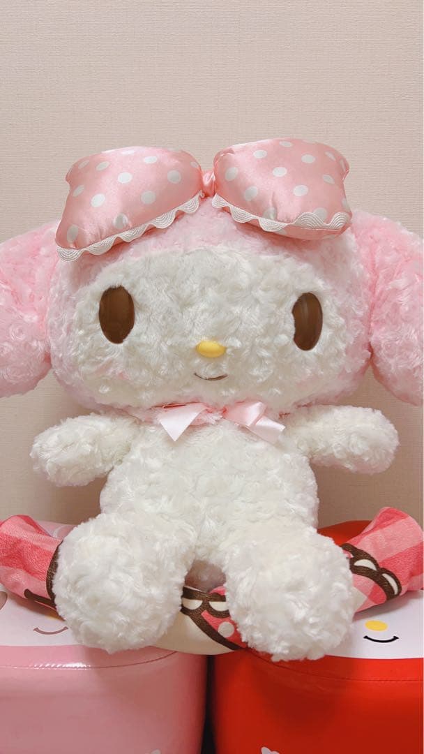 タグ付き♡マイメロローズボアぬいぐるみ♡ サンリオ マイメロディ ローズボアドール ぬいぐるみ 新品タグ付き