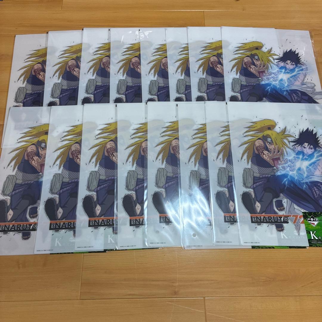 一番くじ NARUTO-ナルト- 疾風伝 K賞 ビジュアルボード コンプ84点