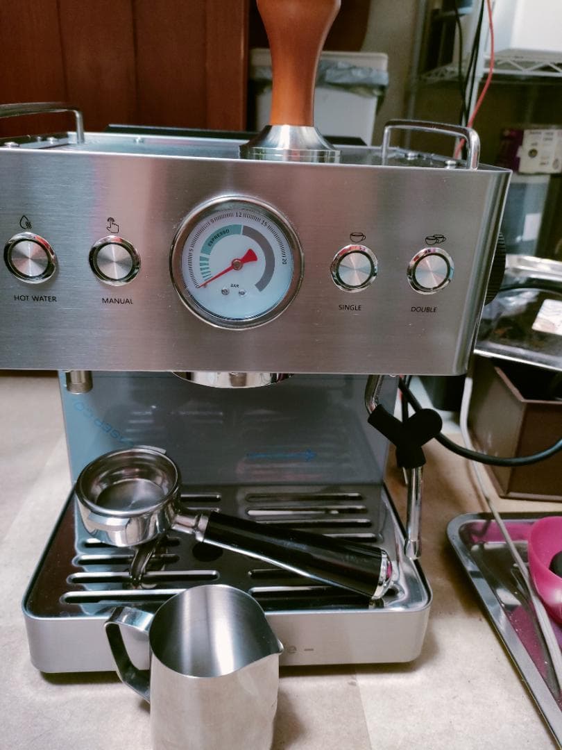 新発売 LATTA ラテア　デュアルポンプボイラーエスプレッソマシン Home Cafe / 【即納】 LATTÈA （ラテア） 1年保証 デュアルポンプ