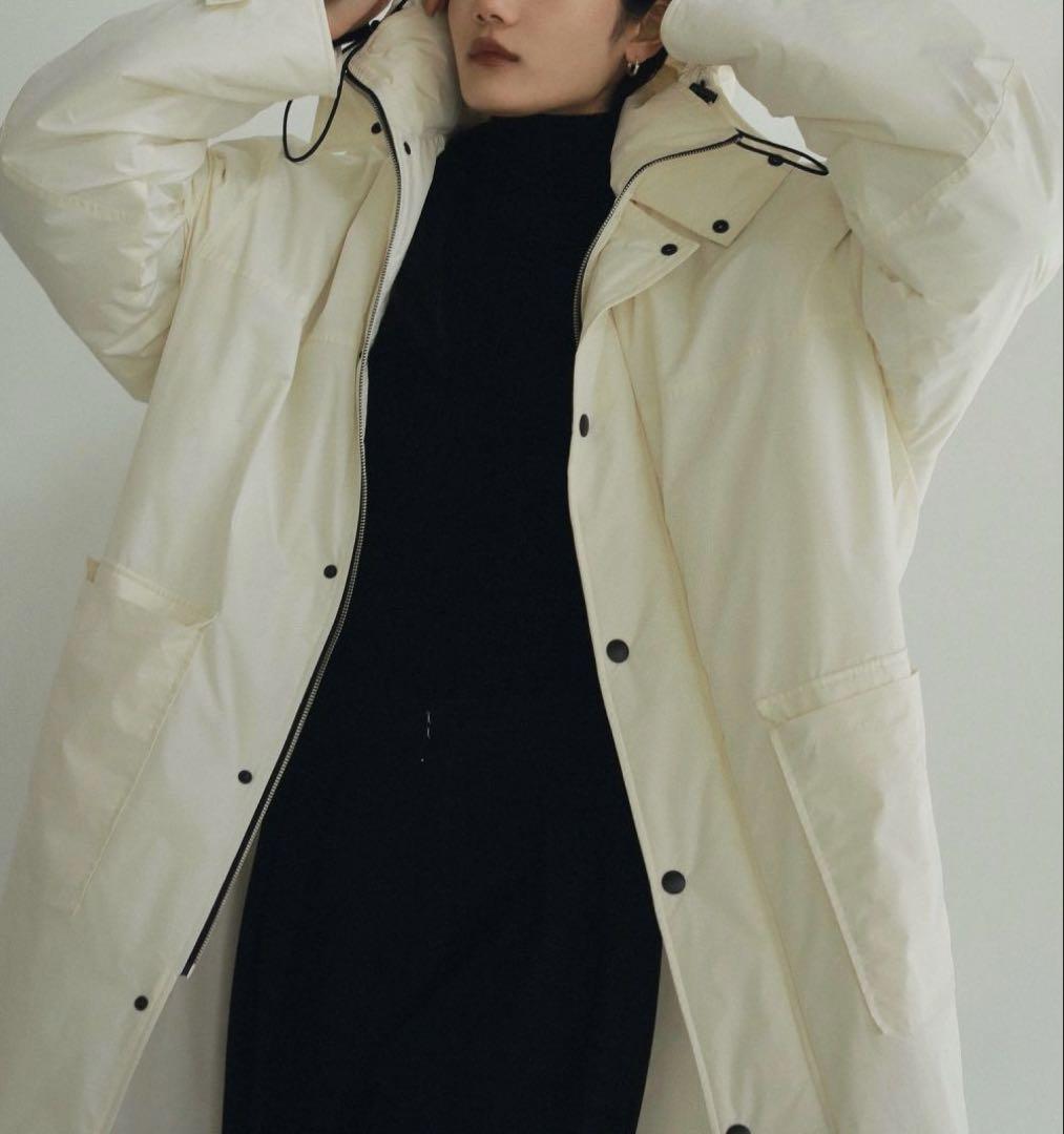 anuke】新品未使用Hooded Coat/アイボリー36 - メルカリ