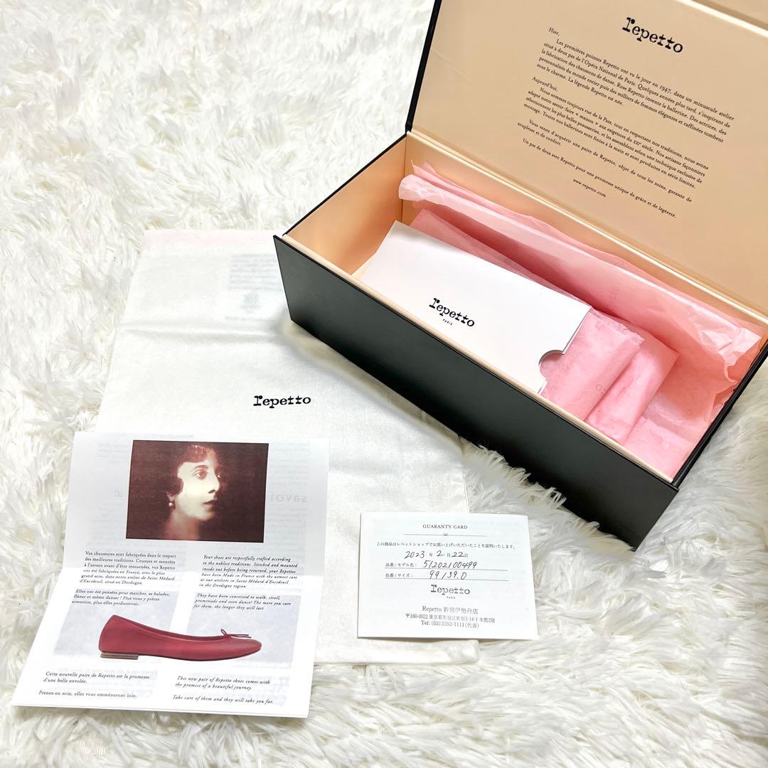 ✨未使用級✨ repetto サンドリオン バレエシューズ 黒 24.5cm