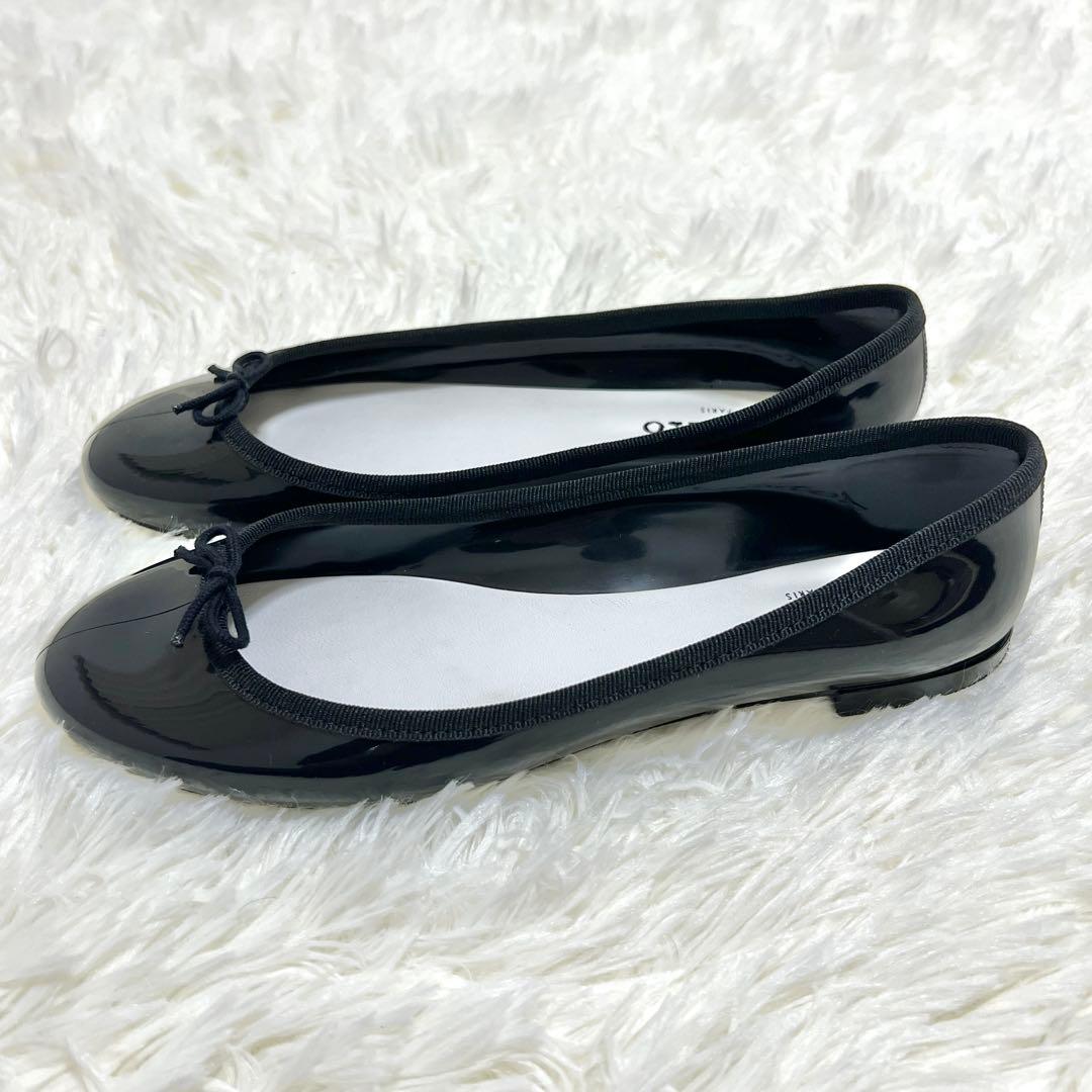 ✨未使用級✨ repetto サンドリオン バレエシューズ 黒 24.5cm