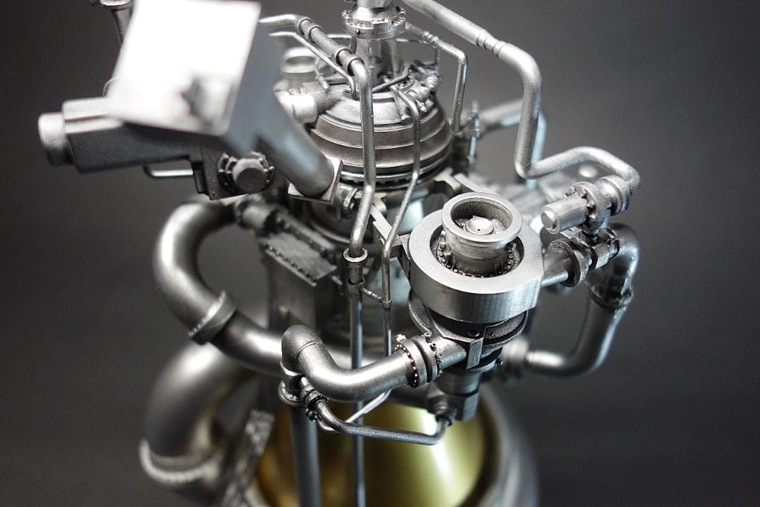 JAXA LE-9 ロケットエンジンモデル完成品 - メルカリ