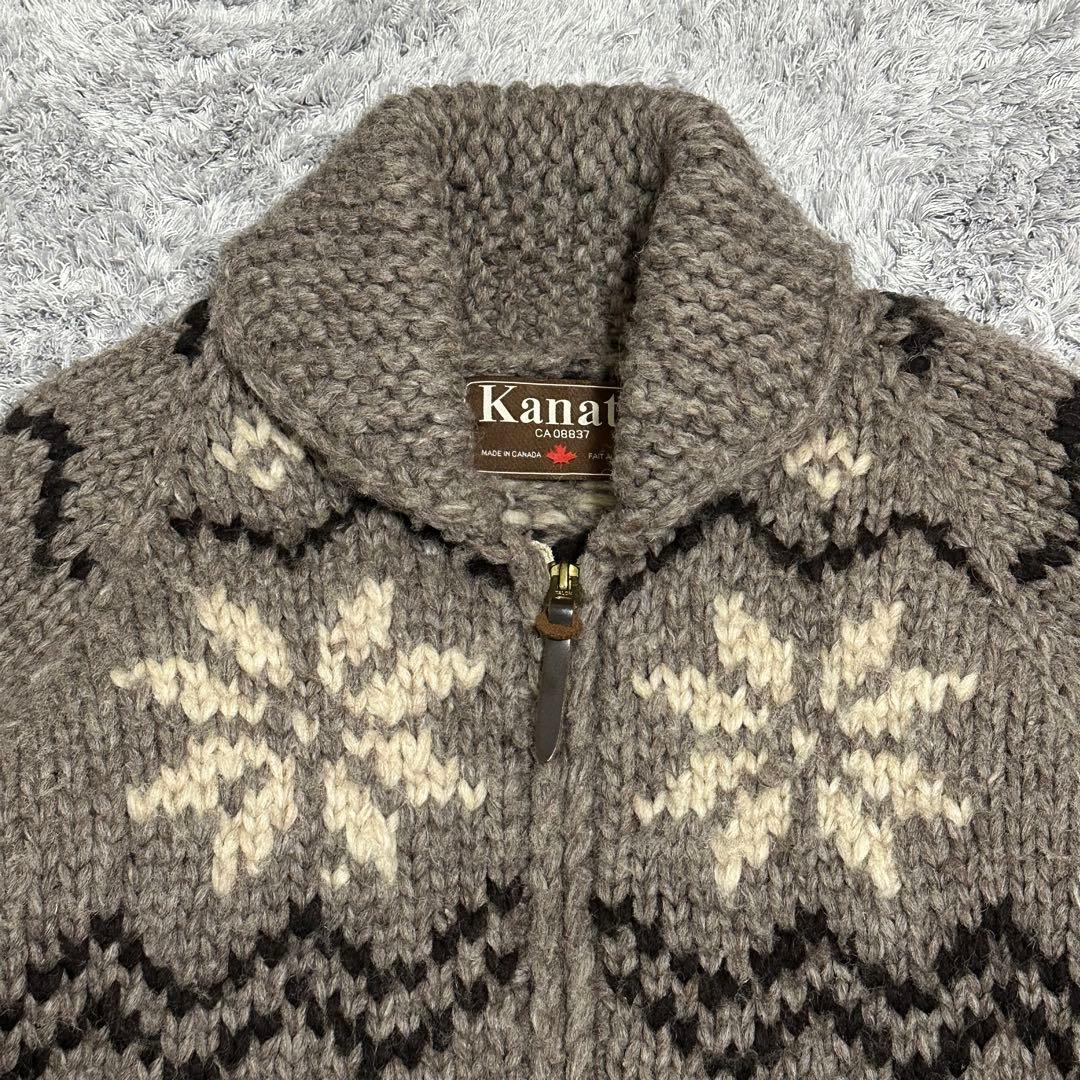 超人気◎】KANATA カウチンセーター スノーフレーク カナダ製 完売