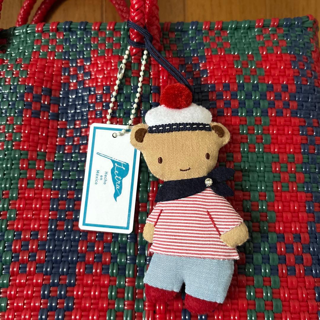 ファミリア かごバッグ メルカドバッグ 赤チェック - メルカリ