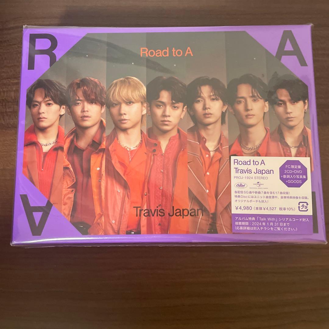 Travis Japan/Road to A(DVD付FC限定盤) - メルカリ