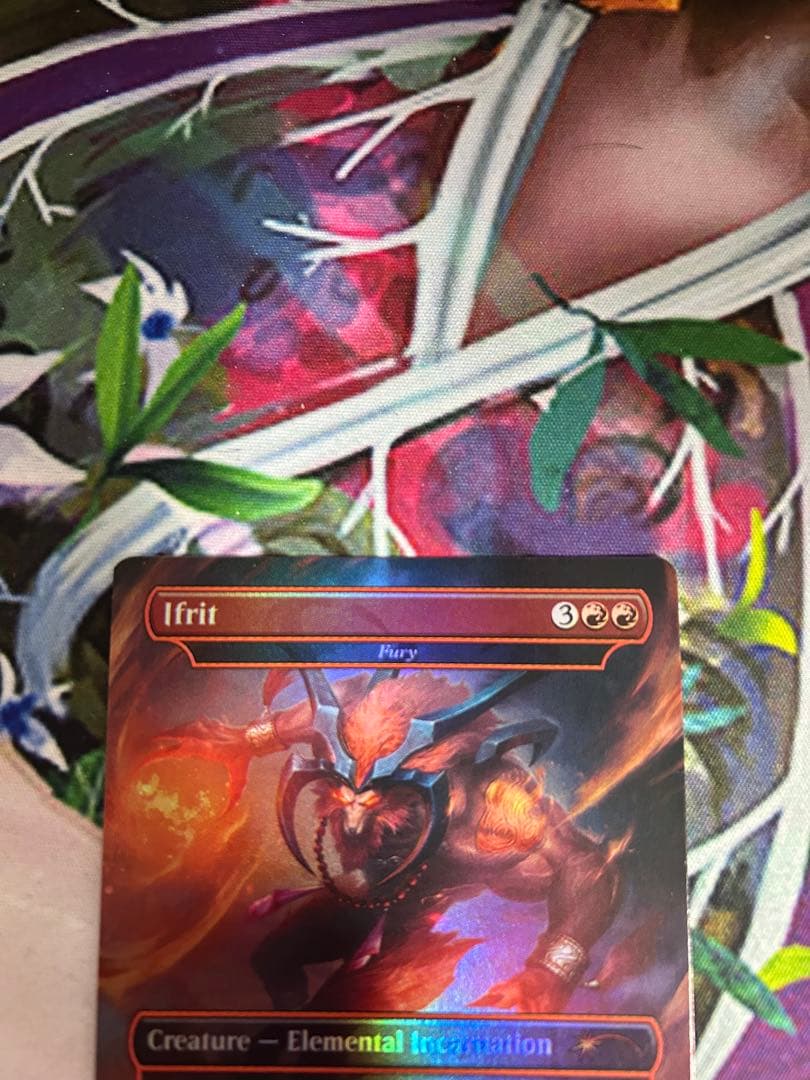 【Foil】《イフリート/Ifrit》/《激情/Fury》[SLD] 英語