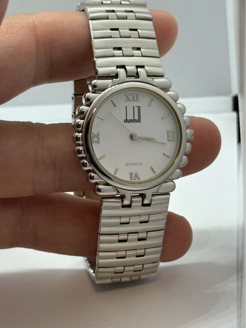 ダンヒル 腕時計 ローマ ホワイト文字盤 アンティーク