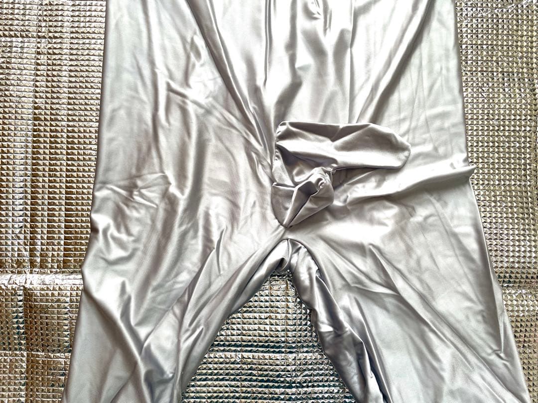 【新品】全身タイツ 光沢ツルスベ ゼンタイ 銀 シルバー Mサイズ ZENTAI