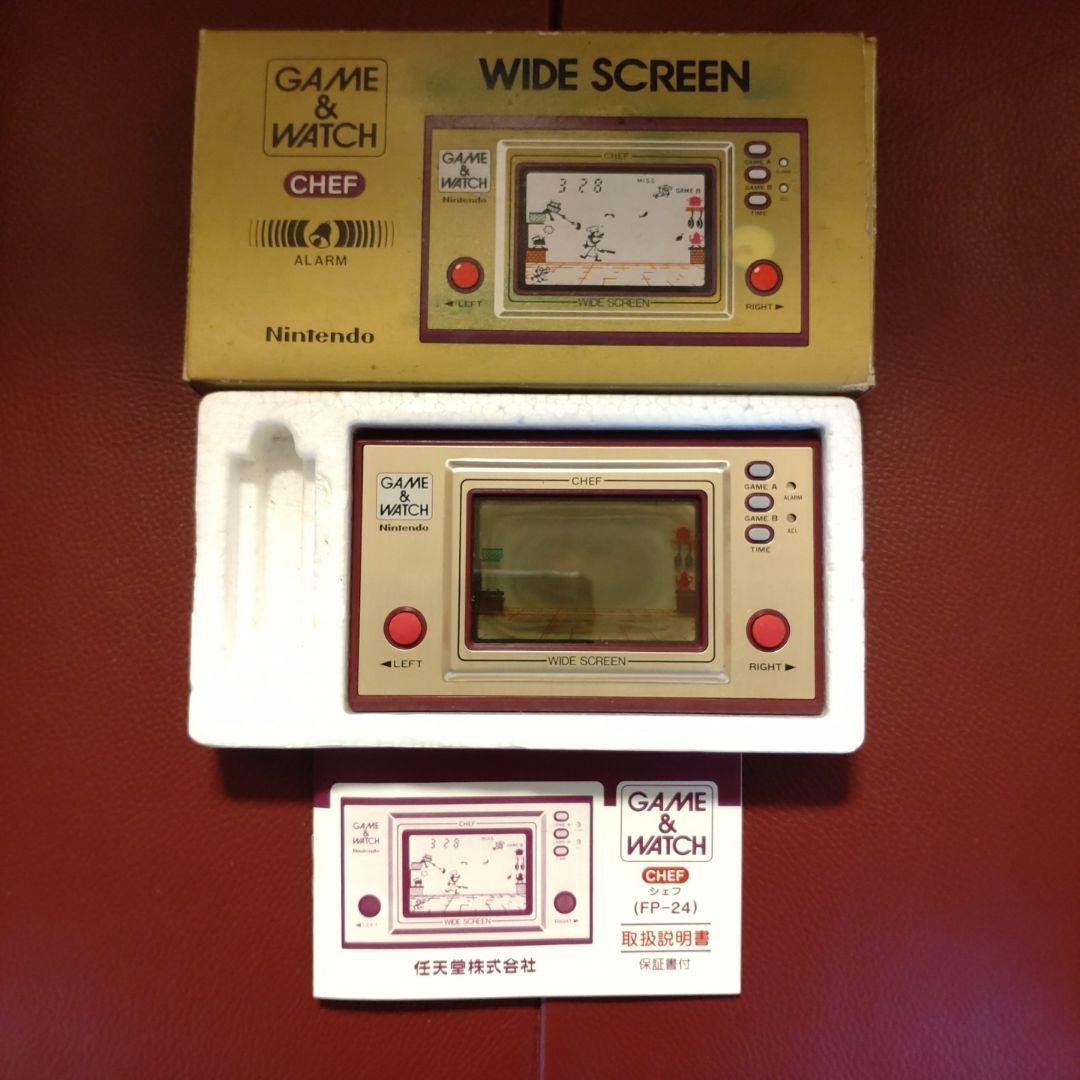 ゲームウォッチ 「CHEF」 1981年昭和レトロ 液晶ゲーム 任天堂 - メルカリ