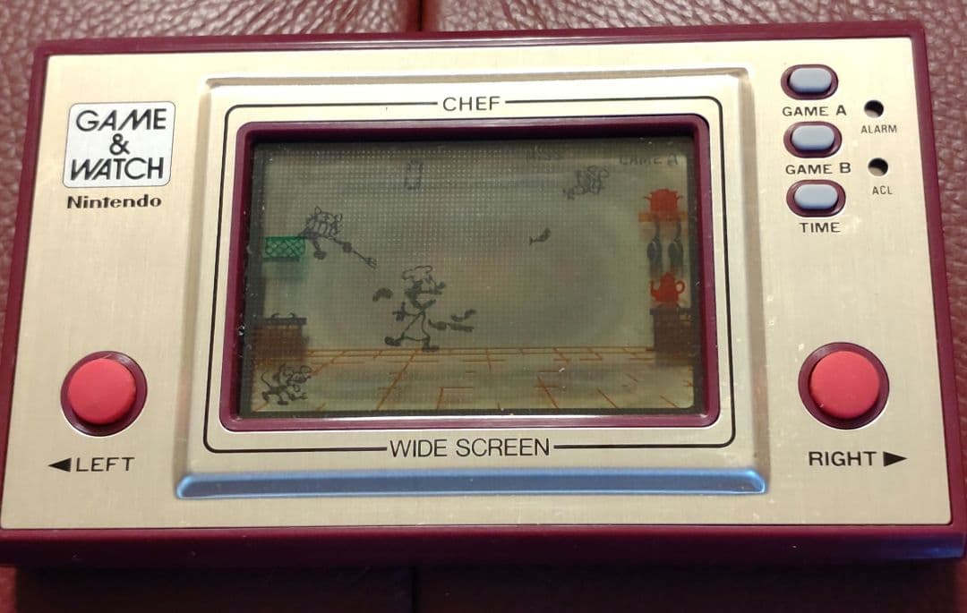 ゲームウォッチ 「CHEF」 1981年昭和レトロ 液晶ゲーム 任天堂 - メルカリ