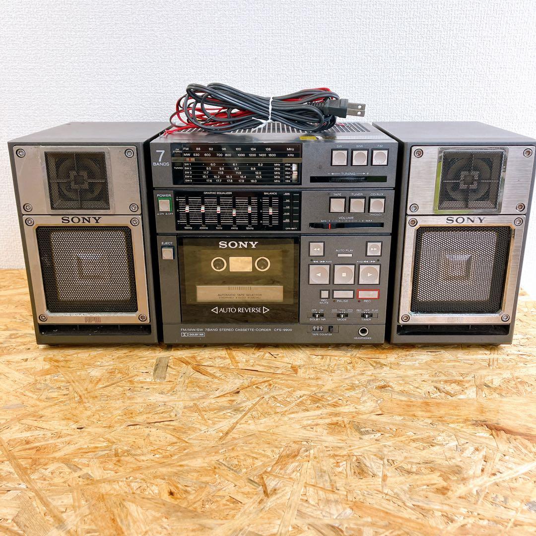 ジャンク品 SONY ソニー ステレオカセットレコーダー CFS-9900 Yahoo!オークション -「ソニー cfs 99」の落札相場・落札価格