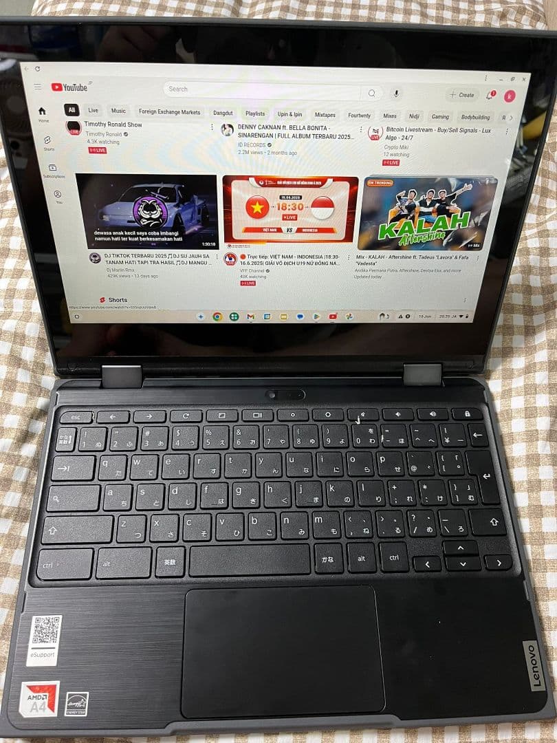 Lenovo Chromebook 11.6インチ 日本語配列