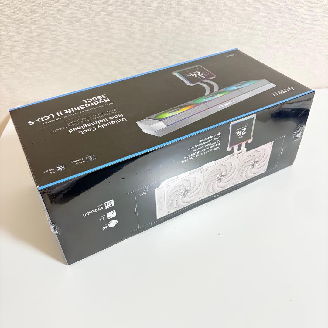 LianLi 保証書付き 最新 水冷CPUクーラー ホワイト IPS液晶 - メルカリ