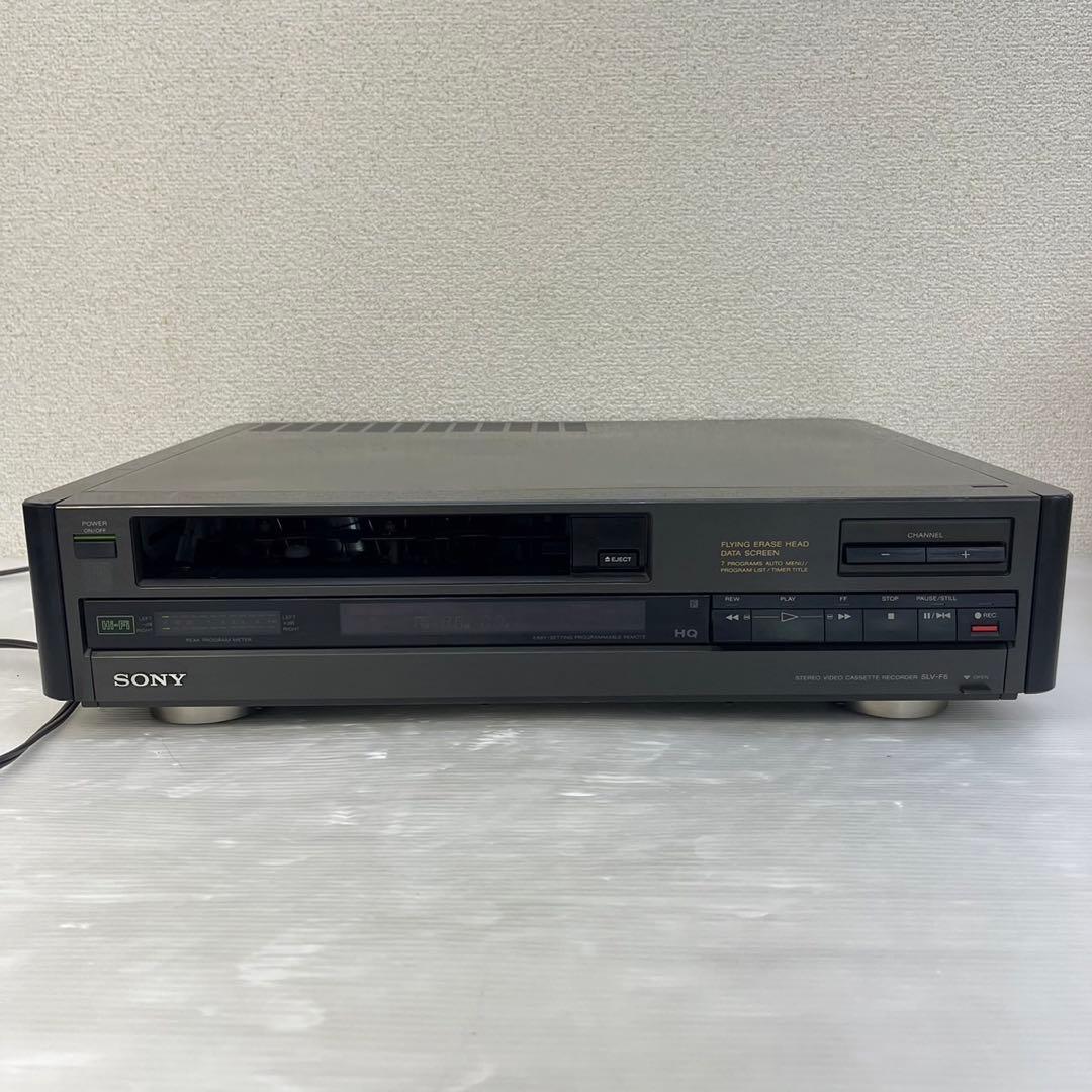 ☆ソニー VHSビデオデッキ☆SLV-F6 ブラック ビデオレコーダー - メルカリ
