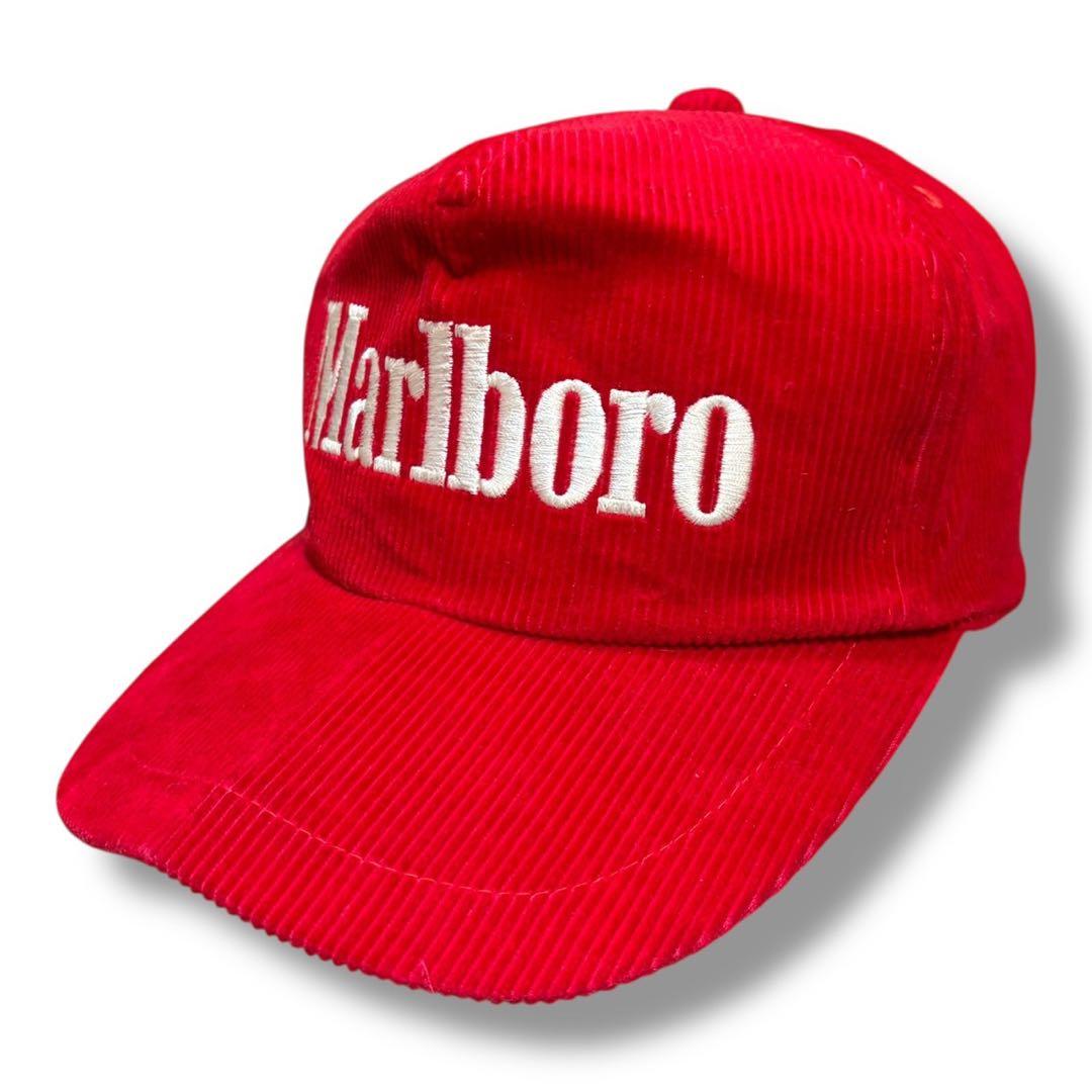 90s Marlboro cap マルボロ キャップ 帽子 企業ロゴ - メルカリ