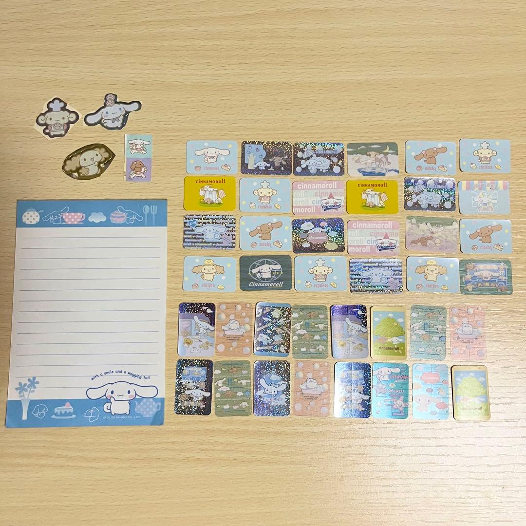 レア！】平成レトロ！シナモロール フレークシール メモ帳 サンリオ