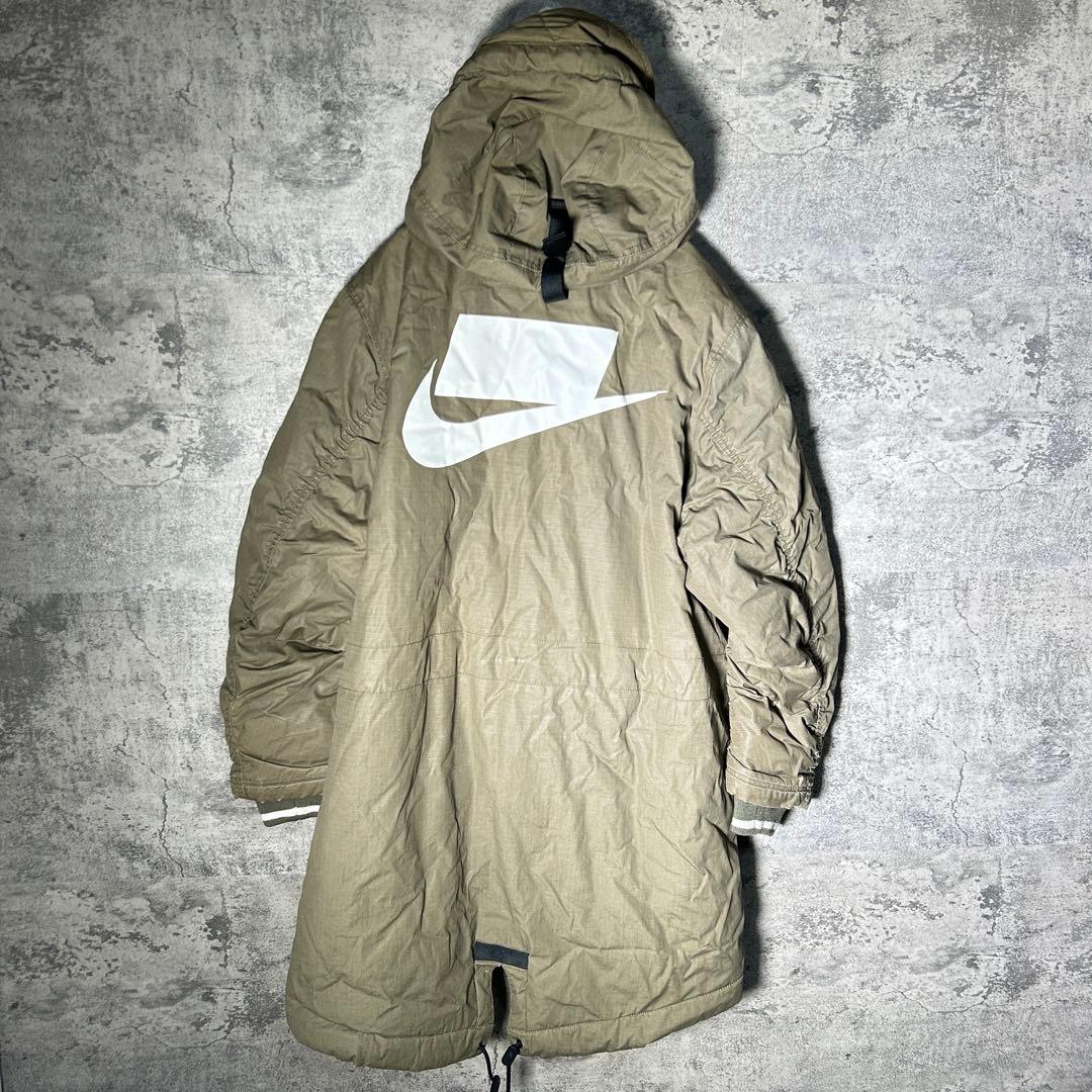 NIKE ナイキ モッズコート ドローコード 中綿ジャケット オリーブ NSW