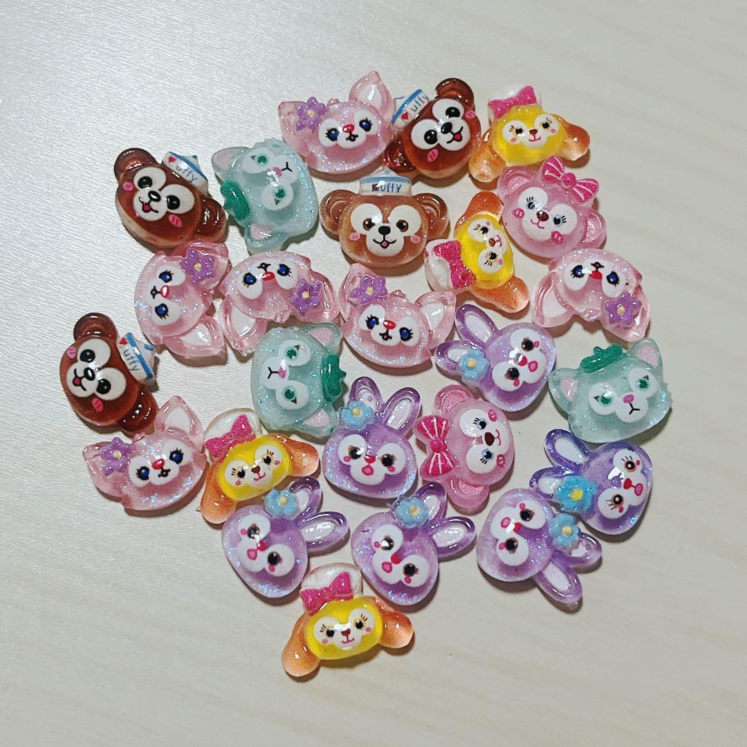 ディズニー ダッフィーフレンズ ネイルパーツ デコレーション レジン