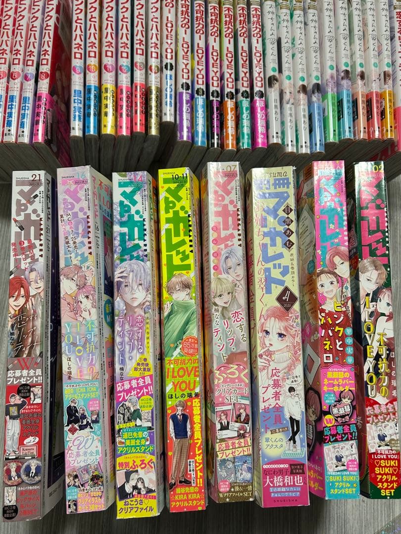 【入手困難特典付き】 マーガレット少女マンガセット 特典付き　透明カバー付き