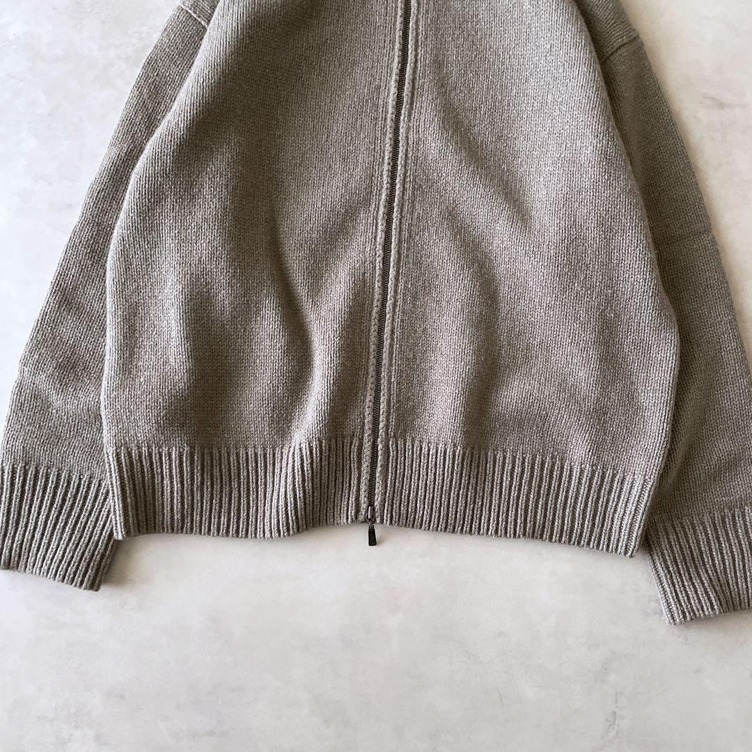 ギャルリーヴィー ファインウール ジップアップ ブルゾン ニット