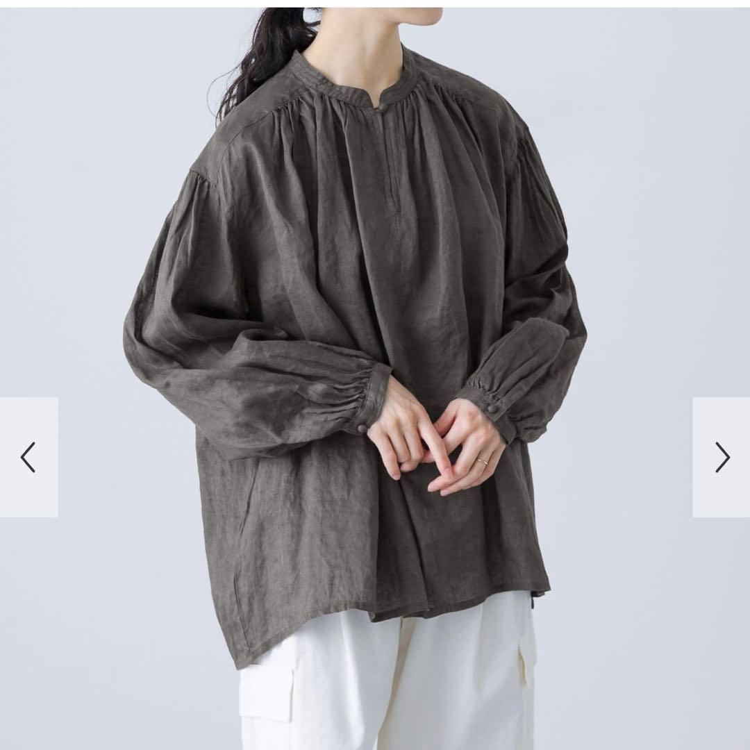 かぐれ　リネンスモックブラウス かぐれ｜リネンスモックブラウス | Rakuten Fashion(楽天ファッション