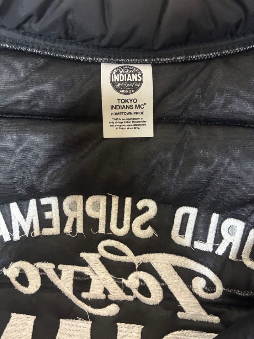 東京インディアンズ ベスト 黒 Lサイズ - メルカリ