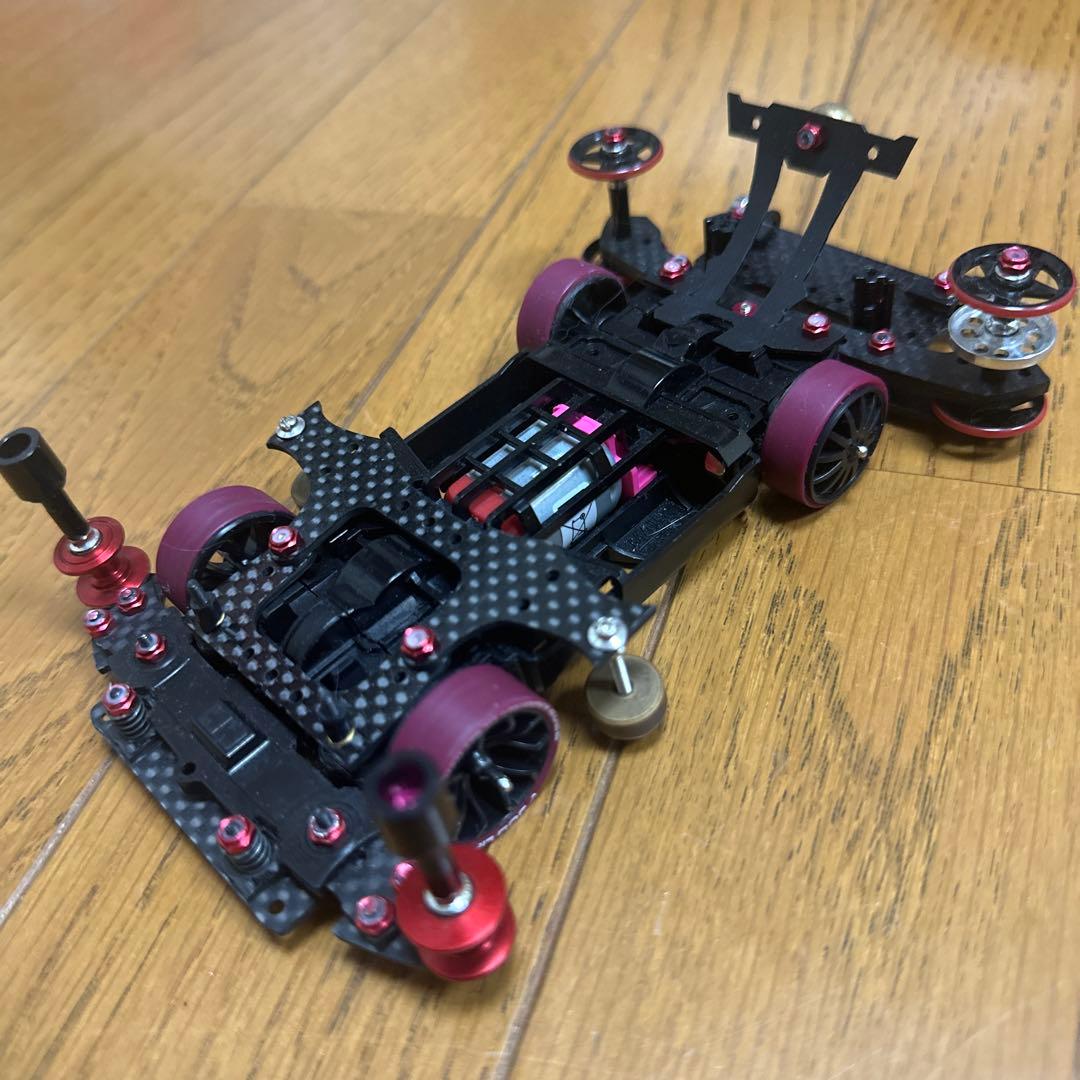 ミニ四駆 msフレキ加工済み フロントatバンパー リヤアンカースキッド