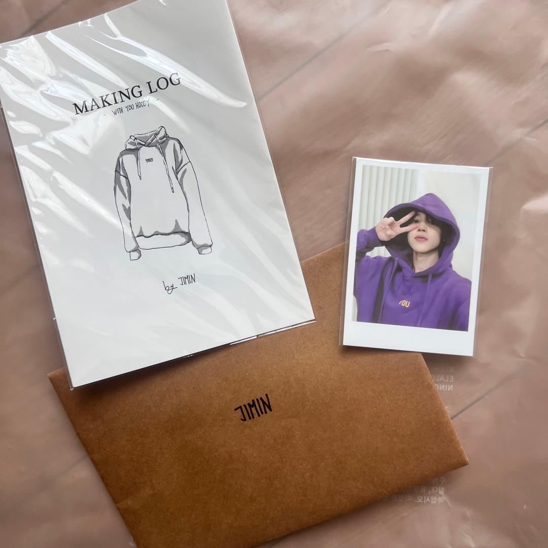 公式】未使用 ジミン JIMIN アーティストメイド パーカー Lサイズ