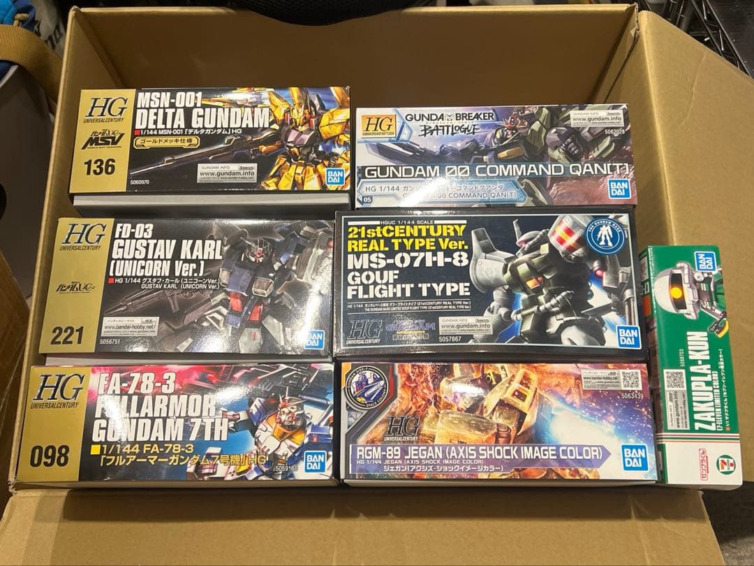 ガンプラまとめ売り②HG×5個 ガンプラまとめ売り HG ZZガンダム 4体セット&デカール 5点セット