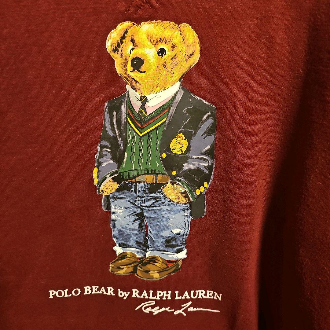 大人気❗ポロラルフローレン ベアプリント 裏起毛スエットトレーナー