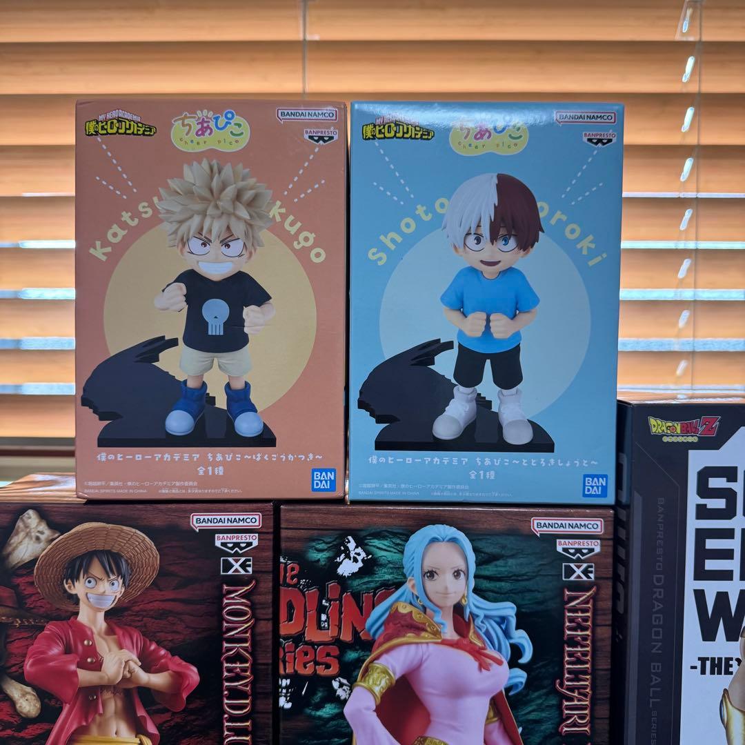 ワンピ/ヒロアカ/DB/H×H/ナルト プライズフィギュア12体まとめ売り