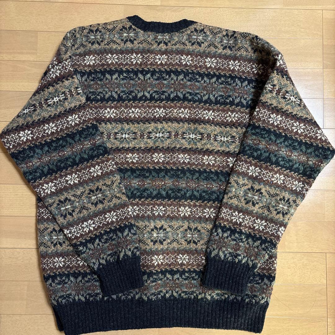 80s 90s L.L.BEAN エルエルビー フェアアイル ウール セーター